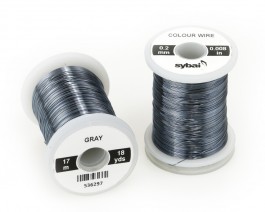Colour Wire, 0.2 mm, Gray
